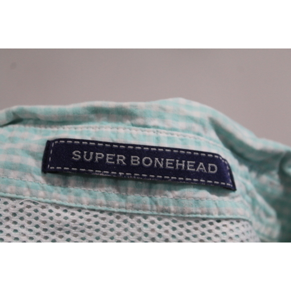 Columbia Men PFG Men White Button Down Shirt Super Bonhead Size XXL - Picture 2 of 9